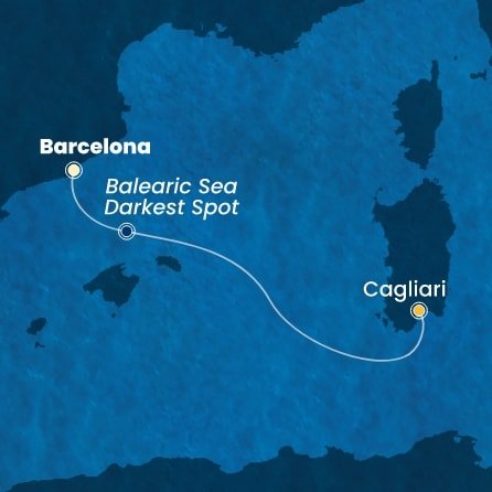 Španělsko, Itálie z Barcelony na lodi Costa Smeralda