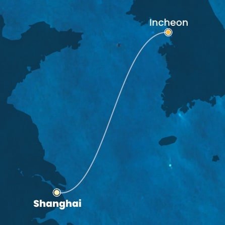 Čína, Jižní Korea ze Šanghaje na lodi Costa Serena