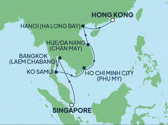Poklady jihovýchodní Asie na Norwegian Jade