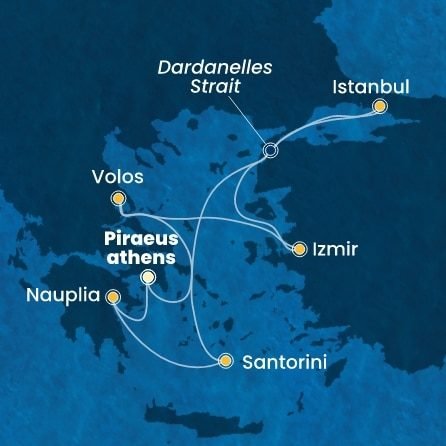 Babí léto mezi řeckými ostrovy na Costa Pacifica