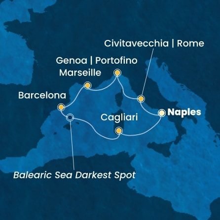 Z Neapole do Barcelony a zpět na Costa Smeralda