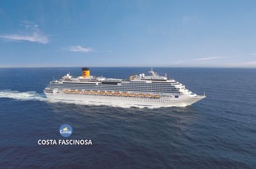 Itálie, Francie z Janova na lodi Costa Fascinosa