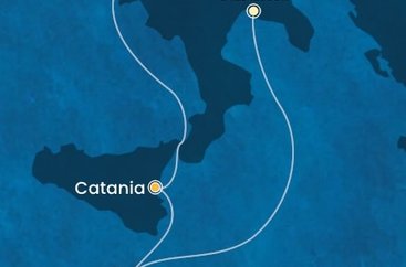 Itálie, Malta na lodi Costa Serena