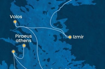Turecko, Řecko z Istanbulu na lodi Costa Pacifica