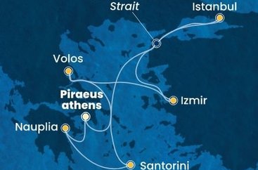 Babí léto mezi řeckými ostrovy na Costa Pacifica