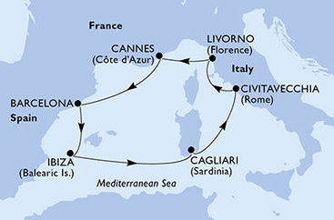 Perly Středomoří na MSC Fantasia 